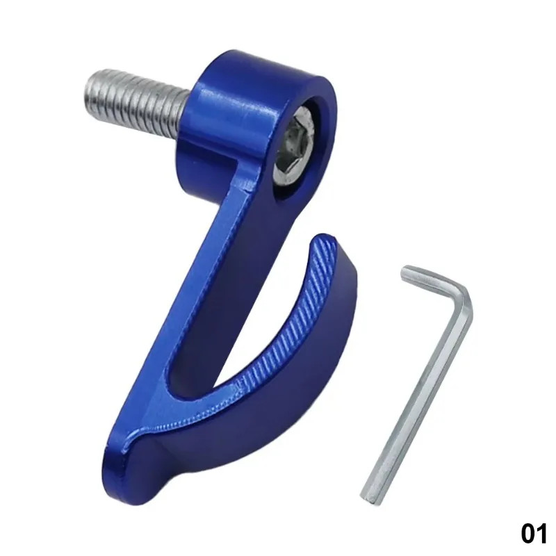 Gancho Universal de aleación de aluminio para motocicleta, gancho de un solo orificio para bolsa de casco, soporte de gancho de transporte para bicicleta eléctrica de Cross