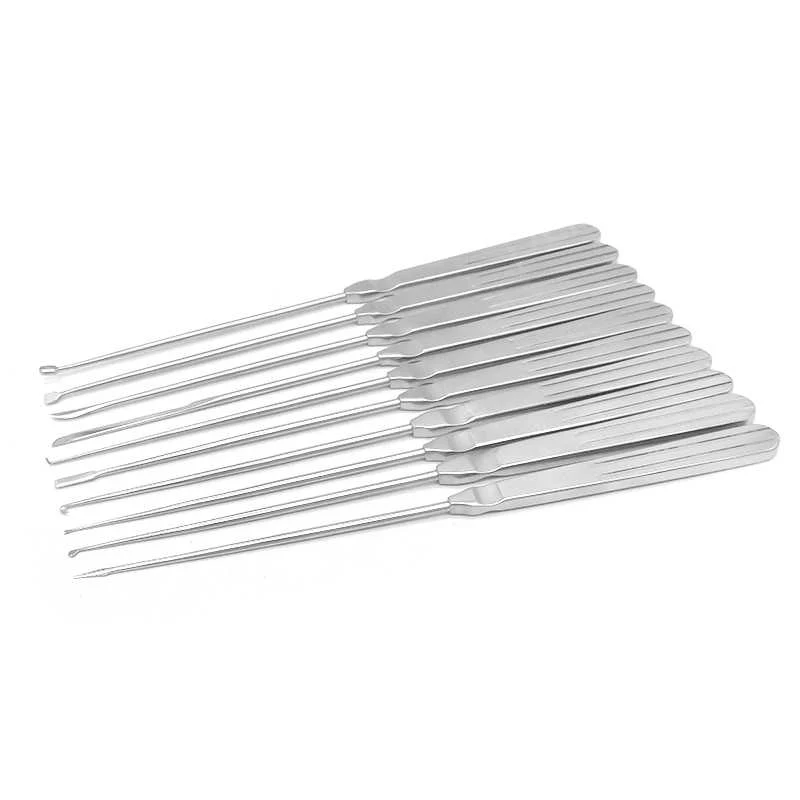 Sonda artroscopica Gancio Coltello a banana Coltello a banana Coltello a rosa Coltello a gancio Coltello curvo Raschietto Cucchiaio