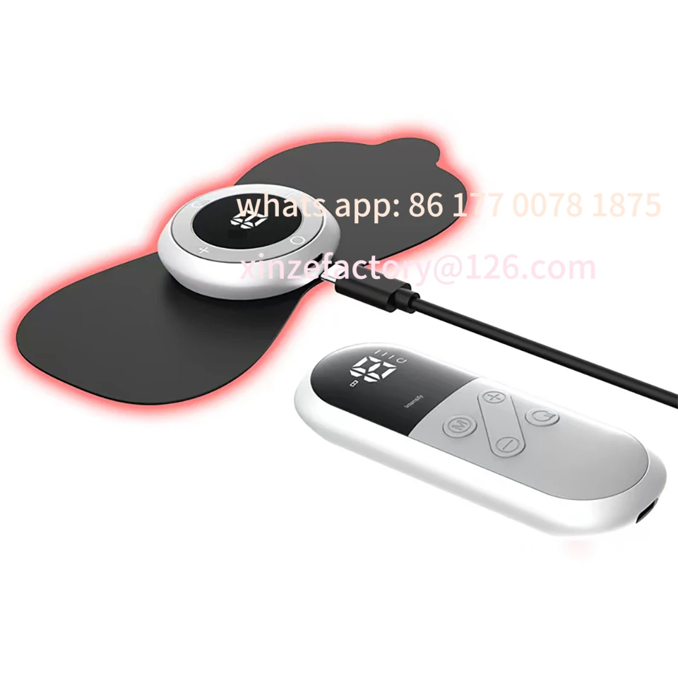Customizable Back And Neck Massage Patch, 3-Speed Heating, Constant Temperature, Hot Apply, Hand Massage, EMS Meridian