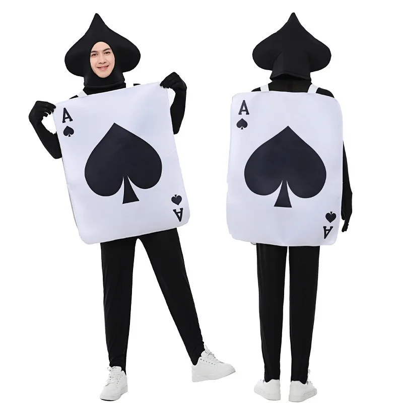 ชุดแสดงบนเวทีอลิซในแดนมหัศจรรย์ โลวีน ชุดสูทหัวใจสีแดง เสื้อผ้าจีนโบราณสำหรับผู้หญิง ชุดแสดงบนเวที