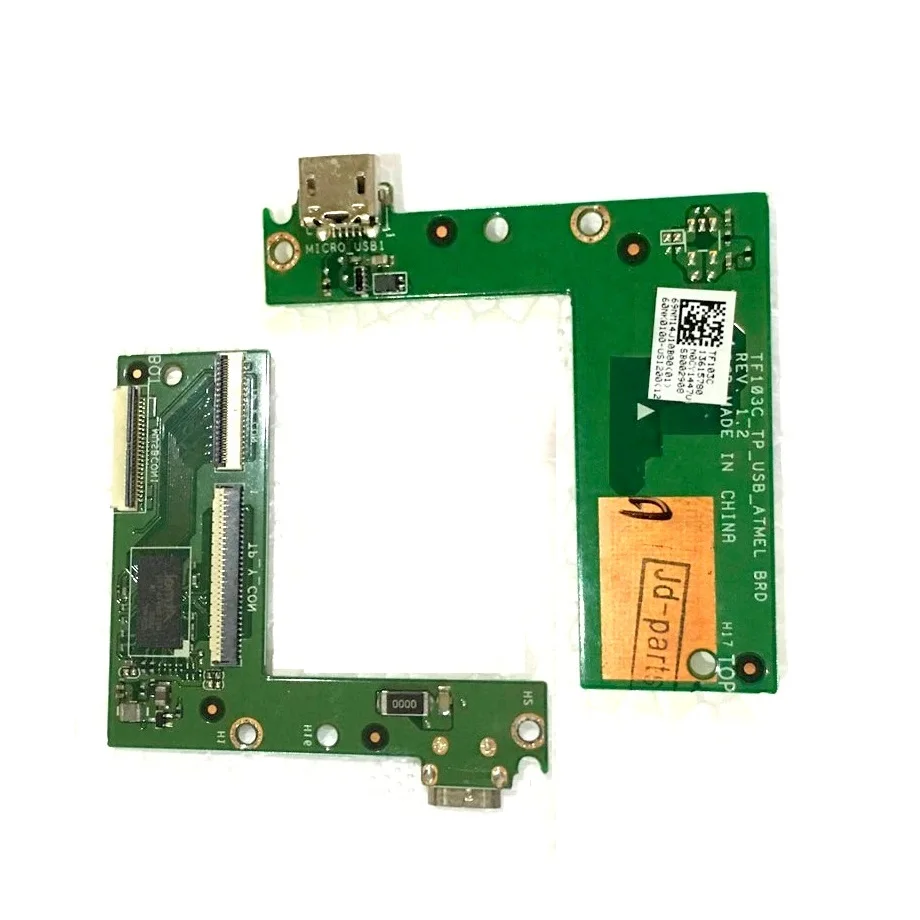 USB Charger & แผงสัมผัสสําหรับ ASUS Transformer Pad TF103C K010 ชาร์จ USB BOARD เปลี่ยนซ่อม TF103C_TP_USB_ATMEL BRD