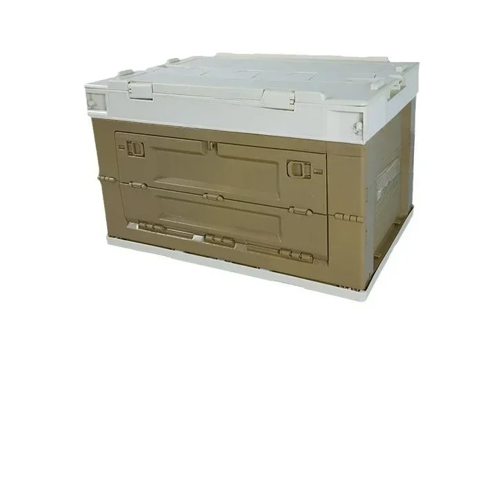 Camping storage box pp folding box outdoor camping equipment picnic barbecue portable car storage box