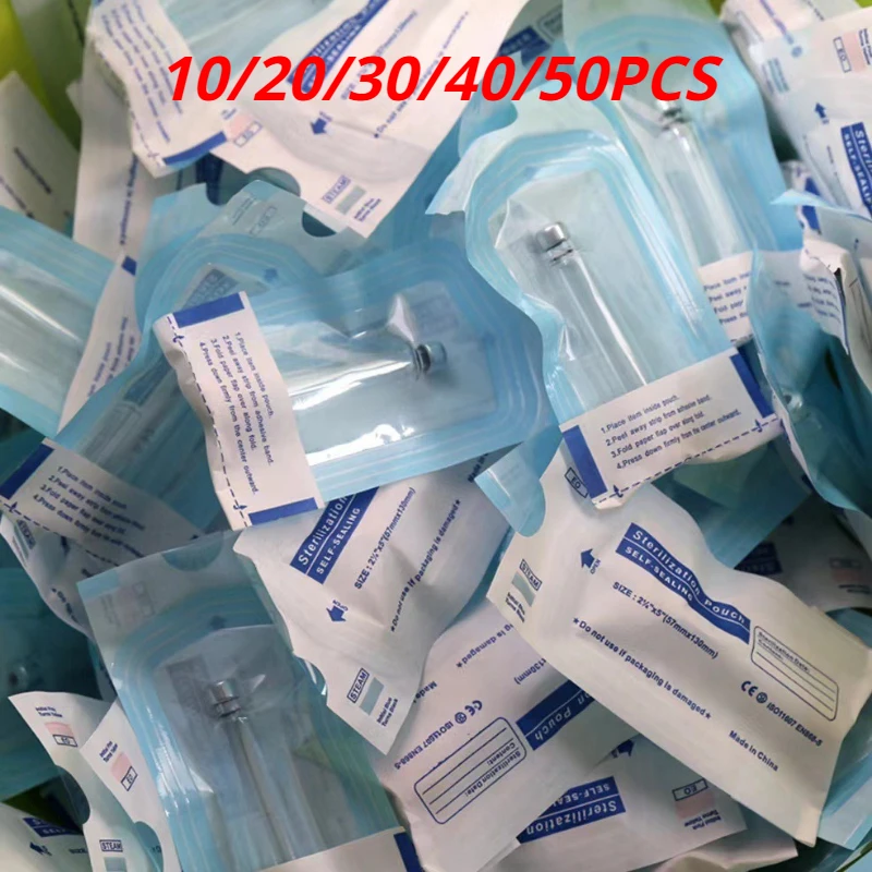 10/20/30/40/50pcs 3ml Sterile Independent Packaging Insulin Cartridges Cassette Bottle Disposable Insulin Injection Pen Sleeve