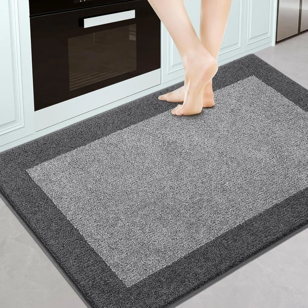 

Kitchen Rug 32 x 48, Non Slip Indoor Door Rug, Absorbent Entrance Runner Rug for Bedroom, Hallway, Bathroom, Fl