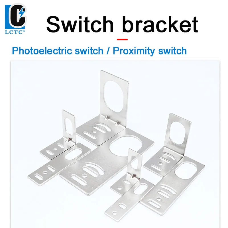 LCTC Photoelectric Proximity Switch Sensor Bracket Shaped Mounted Bracket M8/M12/M18/M30 Fixed Base