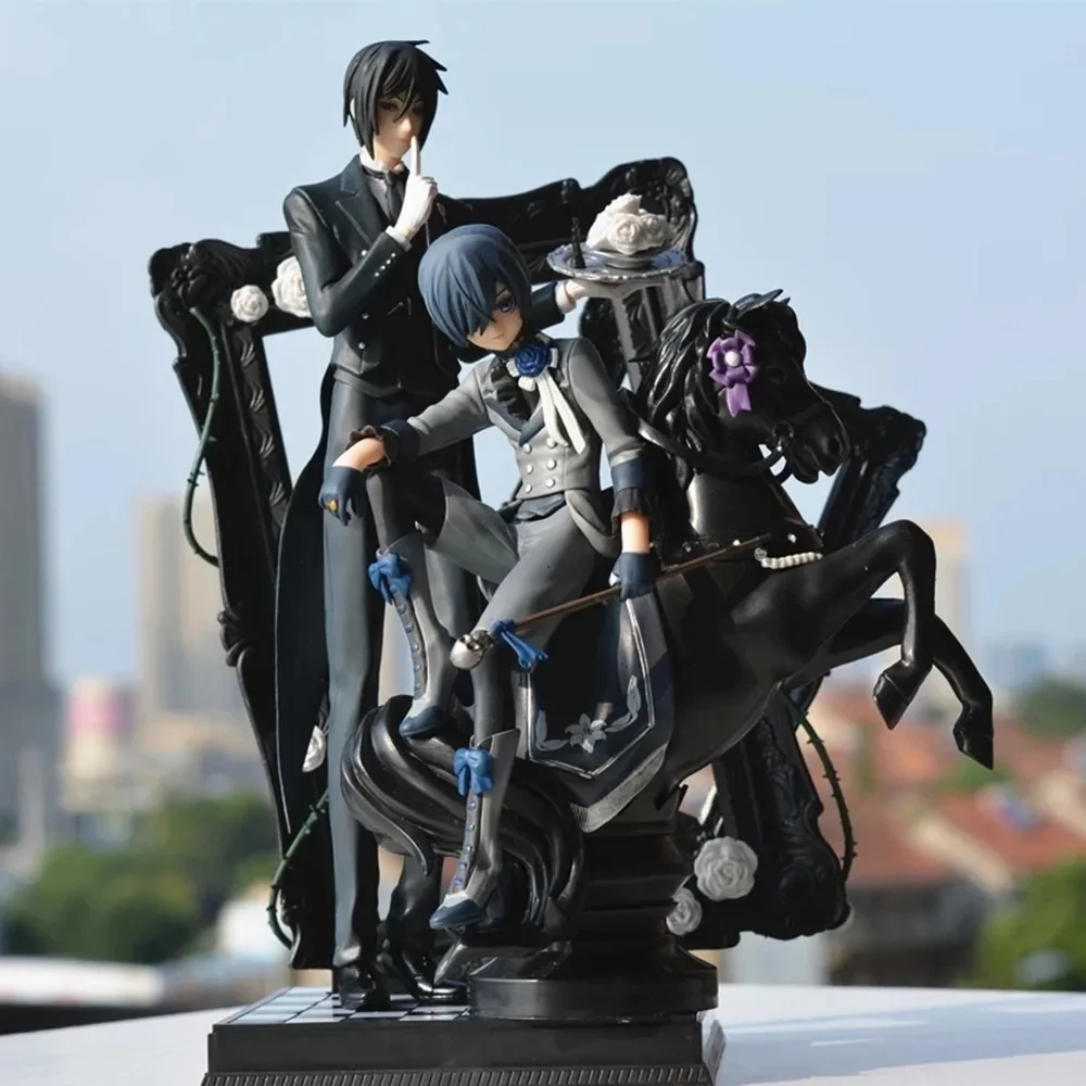 

ARTFX+ Anime Black Butler Book of Circus Kuroshitsuji Ciel Sebastian Michaelis PVC Action Figure Collectible Model Toy