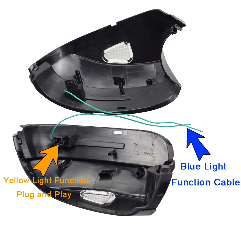For VW Passat B7 CC Scirocco MK3 Jetta MK6 EOS Beetle R LED Dynamic Turn Signal Blinker Sequential Side Mirror Indicator Light