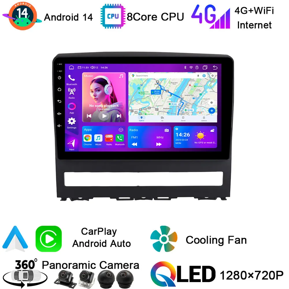 Android14 Car Gps N…