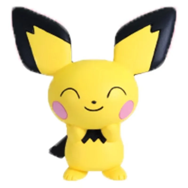 Anime Pokemon Gashapon Toys Whispering Styling Series 2 Cartoon Figures Pichu Toxel Dedenne Yamper Model Decoration Dolls Gifts