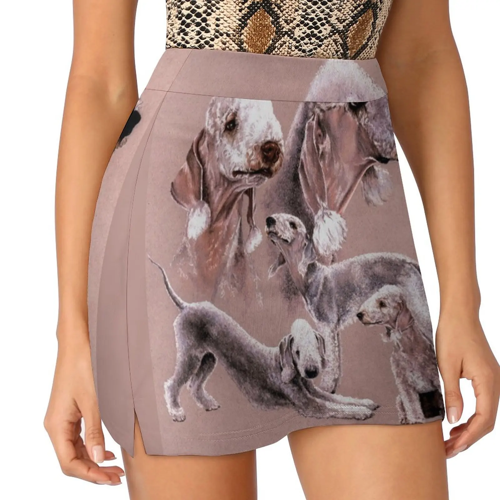 

Bedlington Terrier Gallimaufry Mini Skirt sexy short mini skirts Women skirt Short skirts