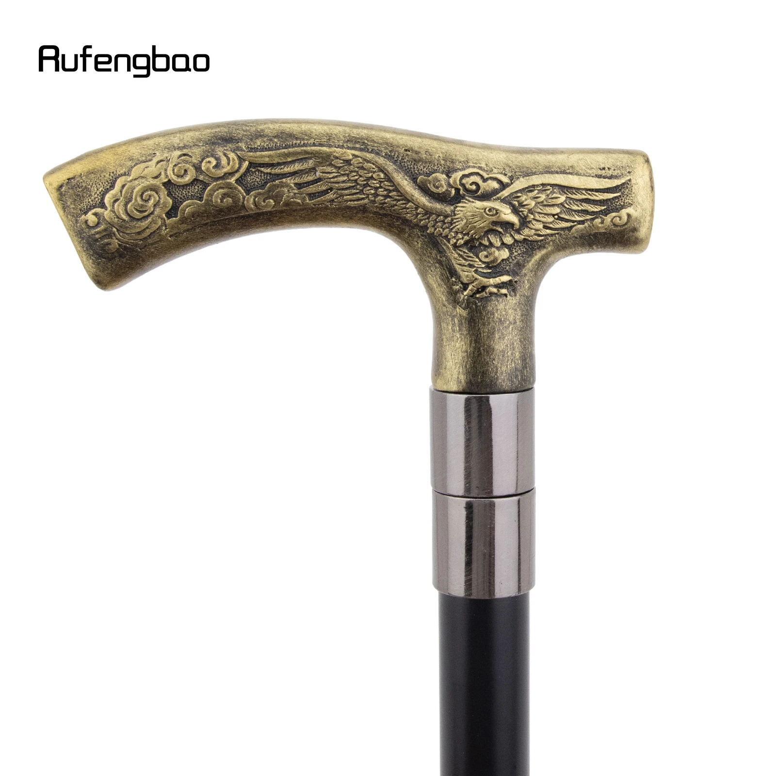 عصا زخرفية عصرية على شكل نسر من الراتنج الأصفر للحفلات التنكرية والبخار والاستخدام اليومي 93 سم