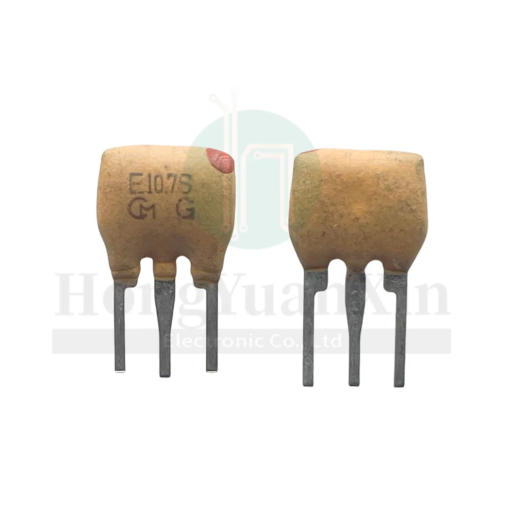 50PCS/ Murata ceramic filter SFE10.7MS3GH SFE10.7MS3 10.7MHZ in-line 3 feet 180K bandwidth