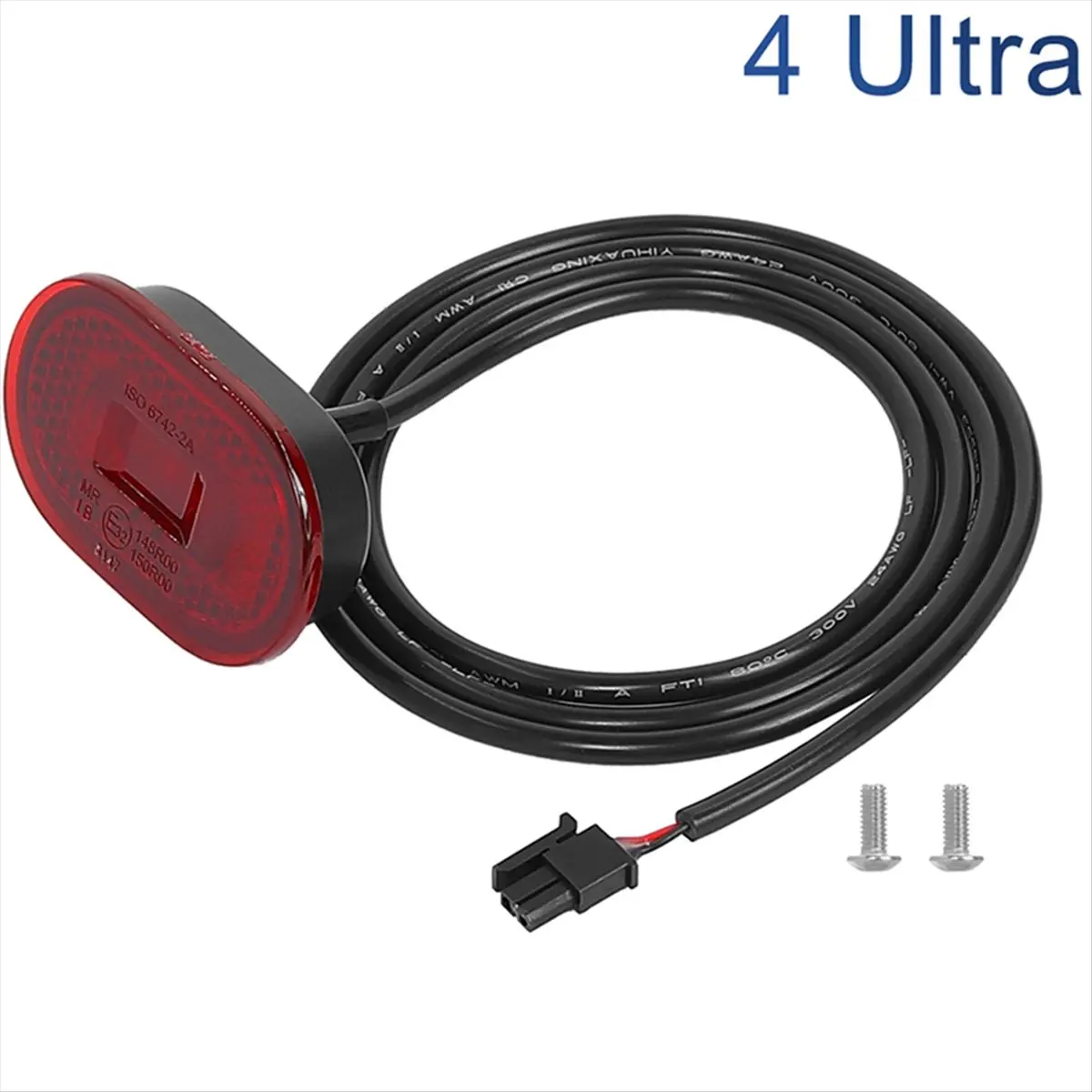 

Комплект передних и задних крыльев (ABHW) для электросамоката Xiaomi 4 Ultra: брызговик с креплением, задний фонарь, светоотражающие полосы, боковые элементы