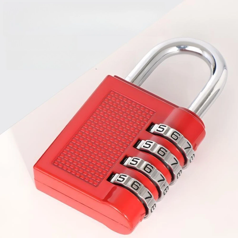 

Zinc Alloy Metal Combination Lock Storage Cabinet Small Suitcase Gym Dormitory Cabinet Combination Padlock Locker Extended Locks