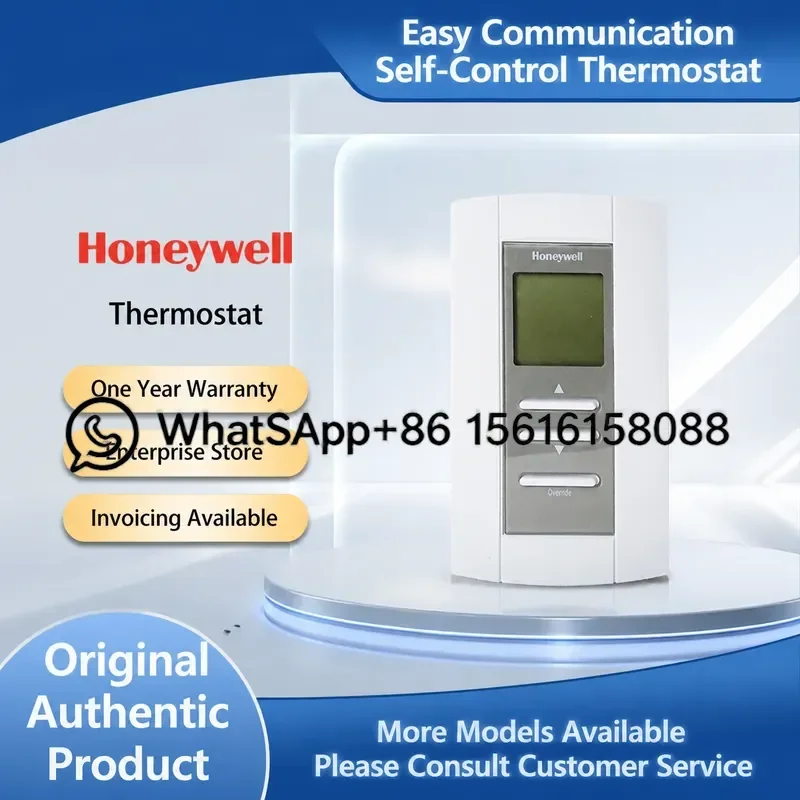 Honeywell TB7980A1006 U Genuine 2 Pipe Fan Coil Thermostat LCD Temperature Controller for Air Conditioning HVAC System