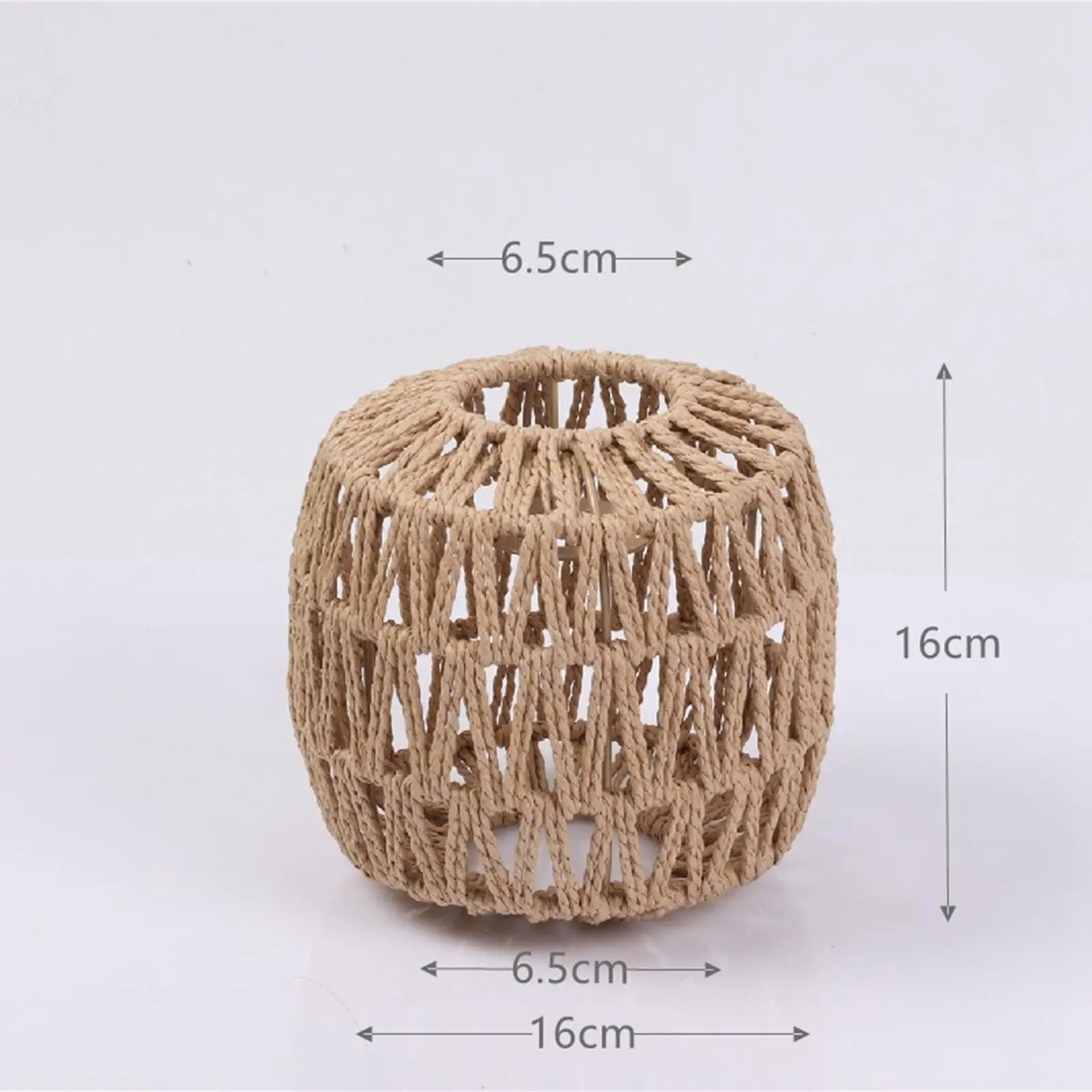 Pendant Lamp Shade Wicker Rattan Chandelier Cover for Bedroom Living Room