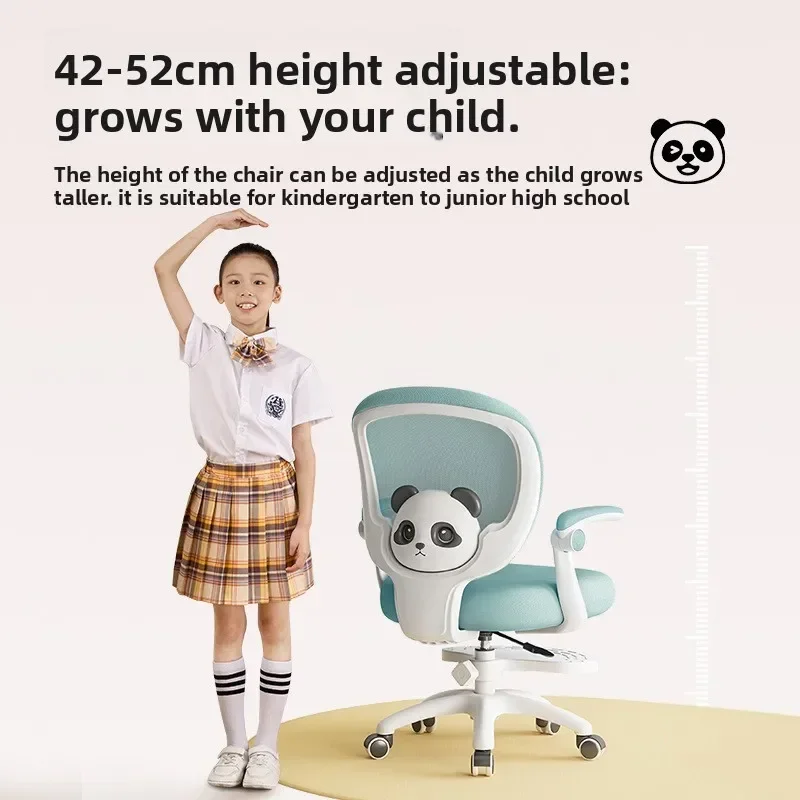 Factory Multi-functional Durable Study Chair Student Adjustable Lift Writing Chair Boys Girls Bedroom Stool Computer Chair