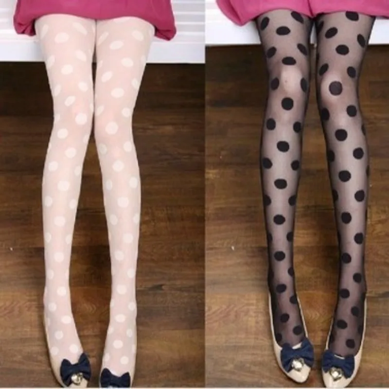 1/2 Paar neue Sommer-Tupfen-Ultradünne Damenstrümpfe, sexy modische Strumpfhosen, elegante, vielseitige Damenstrümpfe