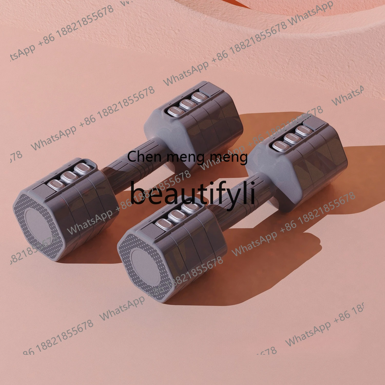 

x Removable dumbbells, fitness home small dumbbells, office weight loss equipment adjustable weight