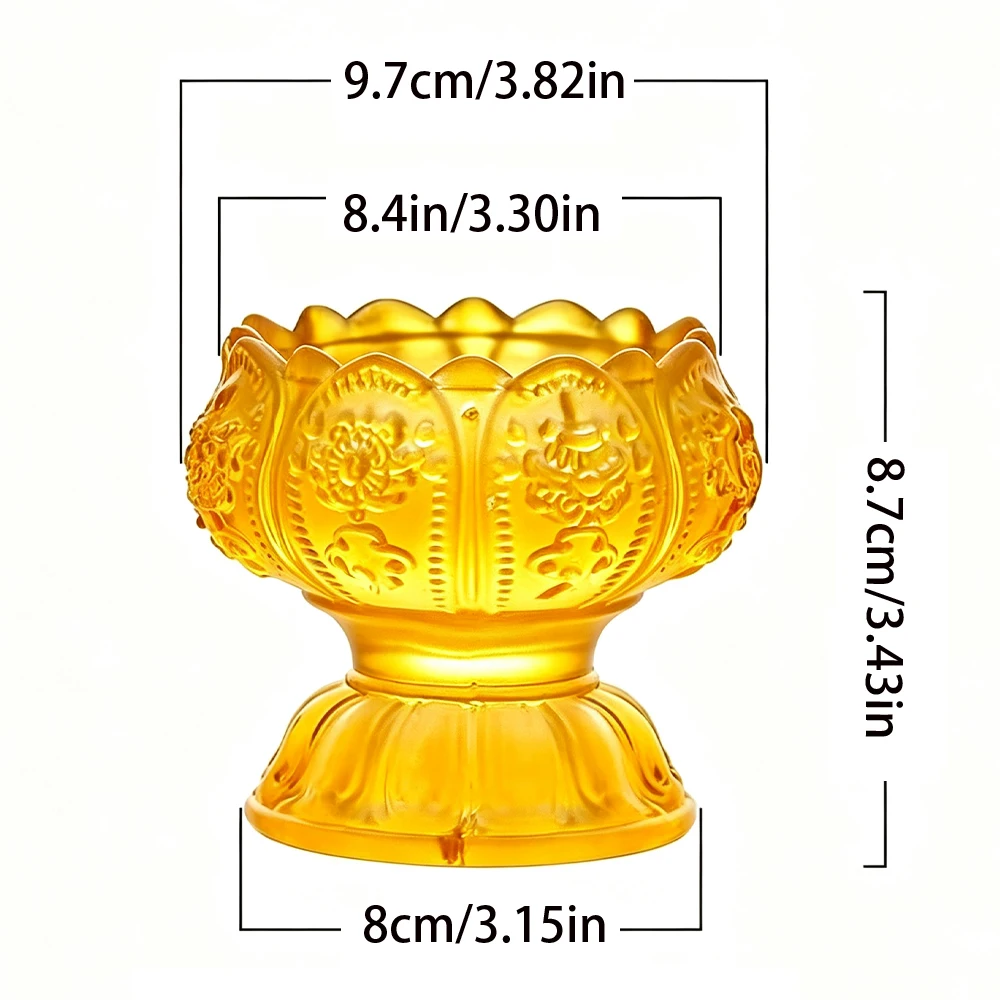 Lotus Floating, Decorated Candlestick, Supported By Buddhist Candles In The Color Of Northern Glaciers, Dining Table Decoration