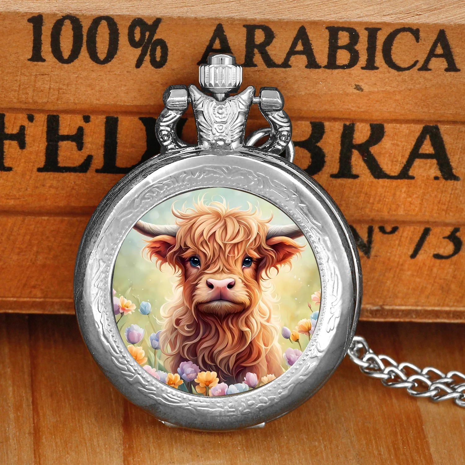 Nette Deer Vintage Quarz Taschenuhr für Frauen Männer Halskette Anhänger Uhr Kette Kinder Taschenuhr Besonderes Geschenk reloj de bolsillo