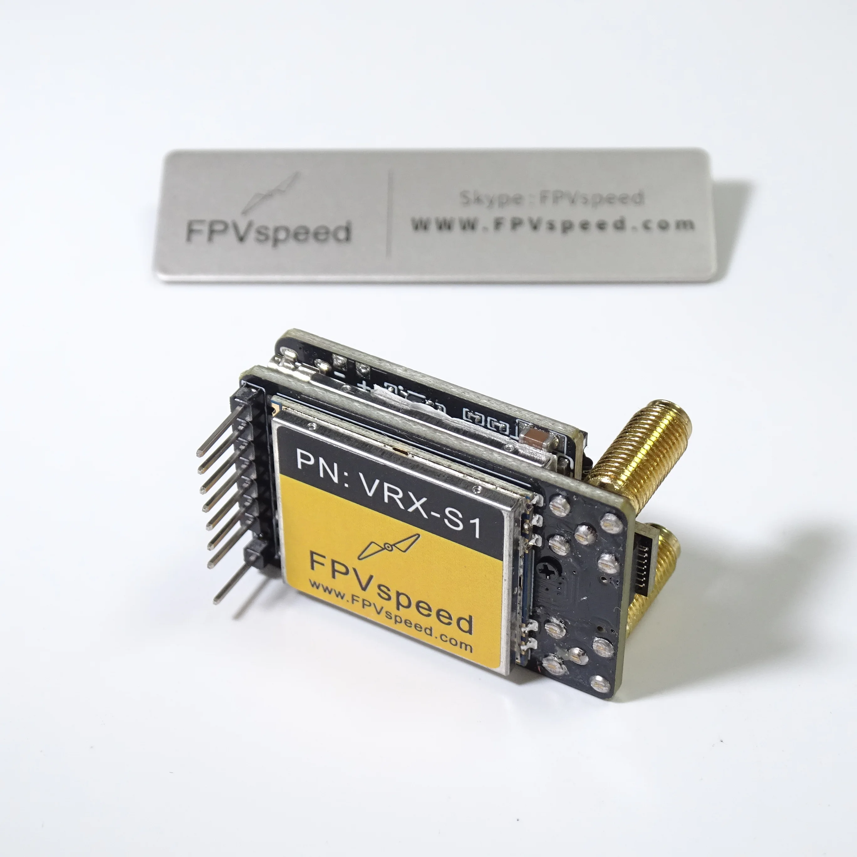 

FPVspeed VRX-S1 4.9G 5.8G 6G 70CH PLUS Dual Antenna Receiver Module, Compatible with SKYZONE, Fatshark, DJI V1/V2 Goggles