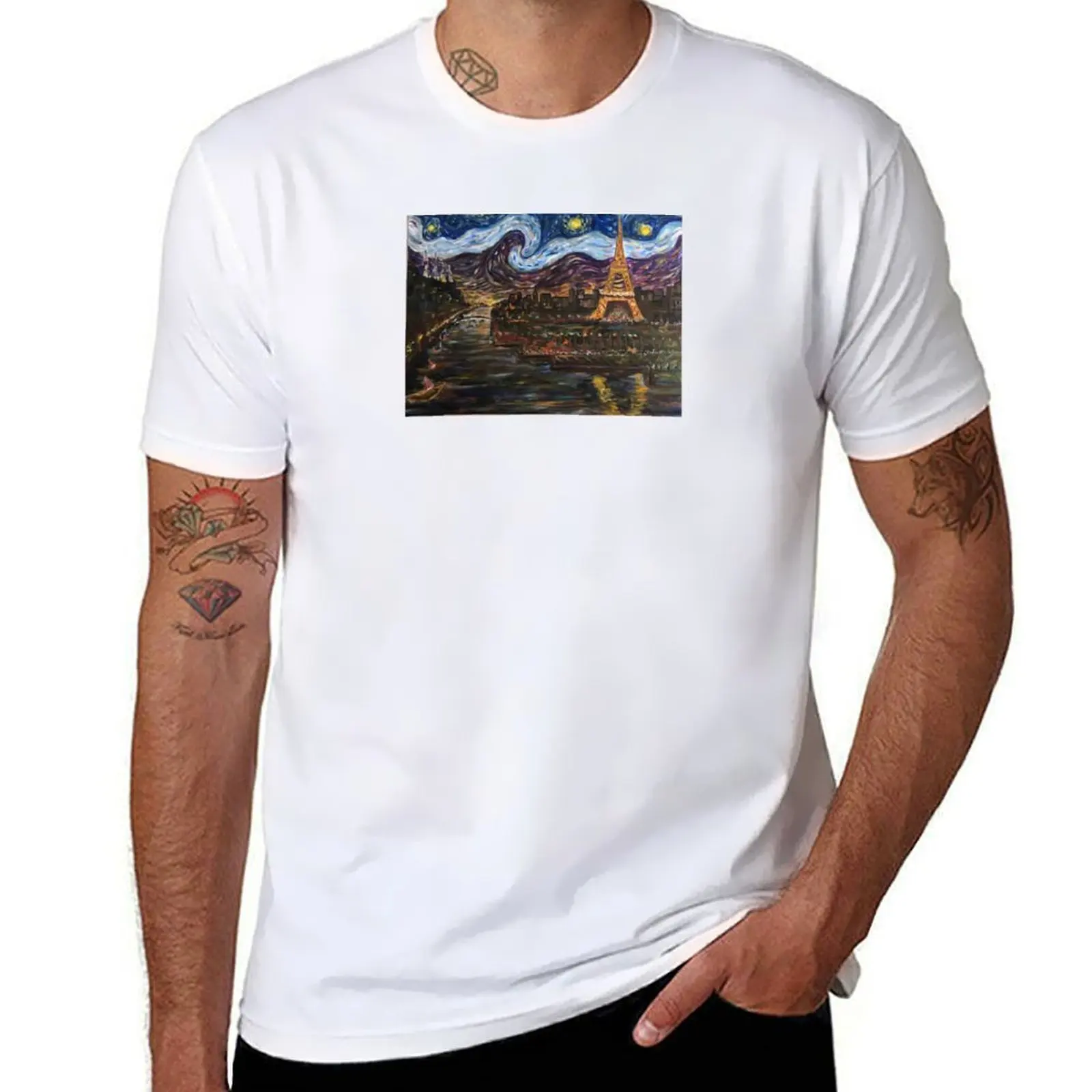 

Midnight in Paris T-Shirt man graphic t shirt t shirts with prints T-Shirt