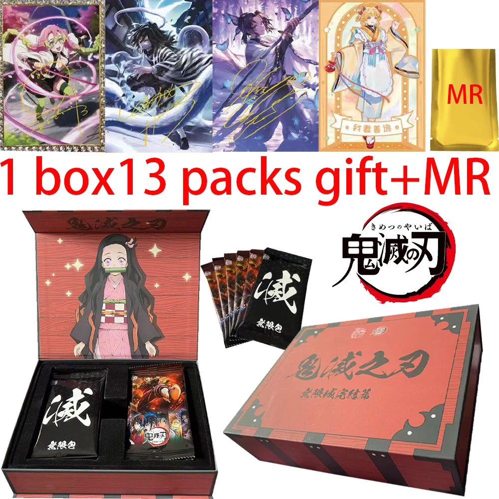 Ultima versione Demon Slayer Collezione Card Infinite City finale Capitolo Anime giapponese Booster Box Regalo per hobby un regalo di compleanno