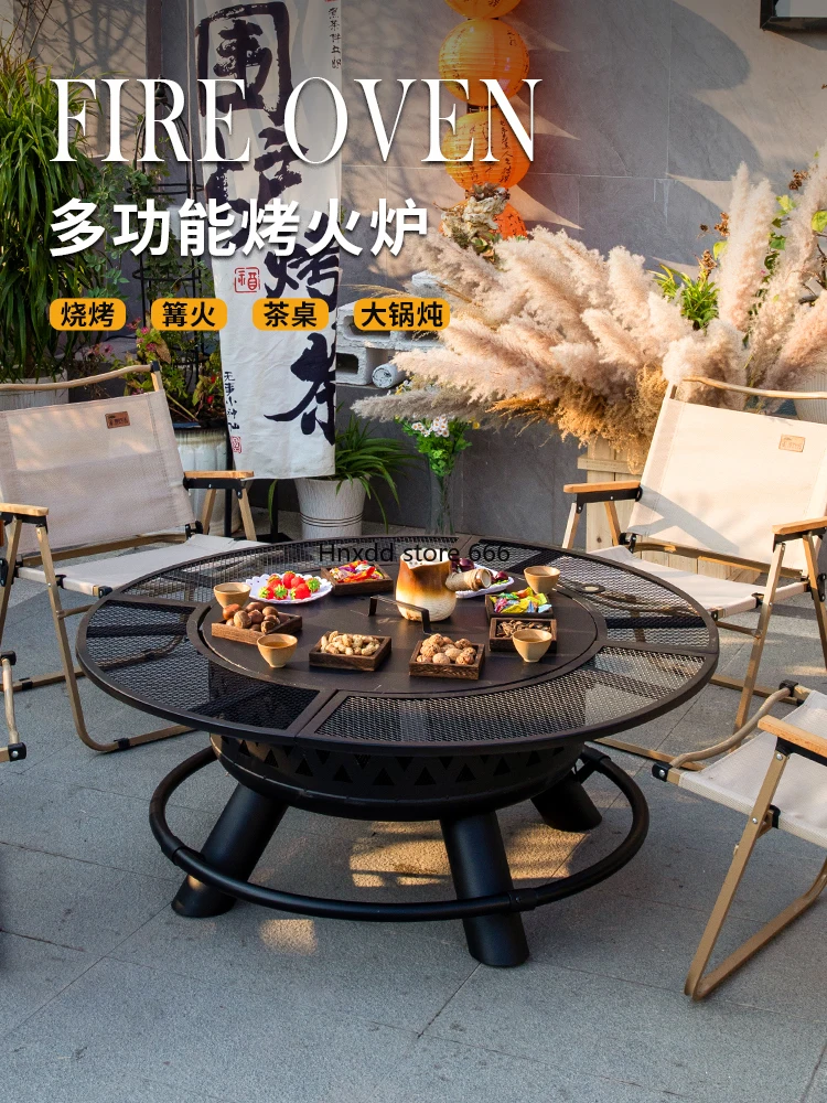 Outdoor roasting stove garden courtyard bonfire winter stove making tea household