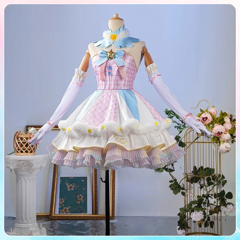 

COSSUN Индивидуальный Айкацу! Hoshimiya Ichigo Shining Declara аниме игра косплей костюм униформа для ролевых игр на Хэллоуин