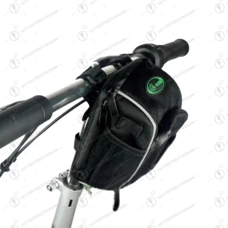1PC Bike Handlebar Waist Bag - MTB Front Bag with Rain Cover for Cycling