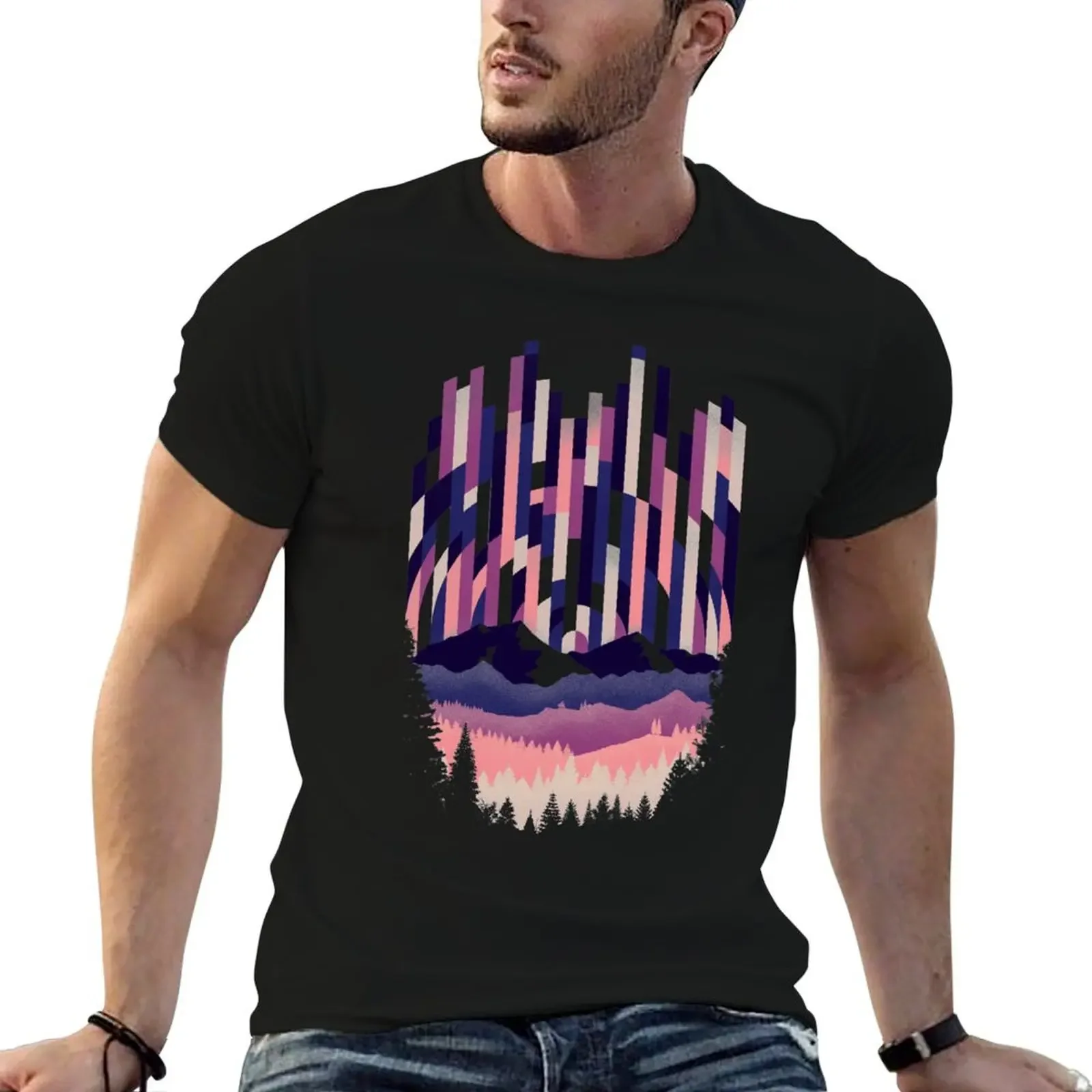 Sunrise in Vertical T-Shirt tees summer clothes hippie clothes plus size tops t shirts for men pack