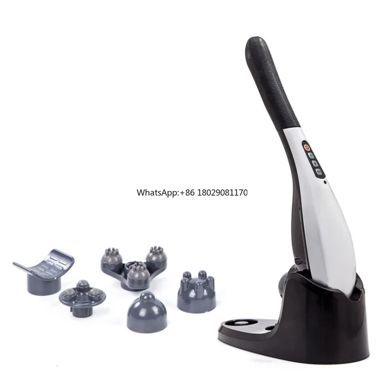 

Rechargeable Cordless Handheld Massager - Portable Wireless Electric Percussion Full Body Deep Tissue Massager forBody