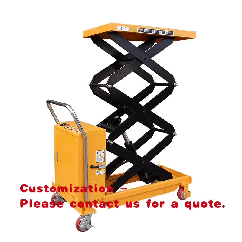 custom.Hydraulic Lift Platform Truck Mobile Lifting Vehicle Fixed Scissor Lift Cargo Elevator Hoist