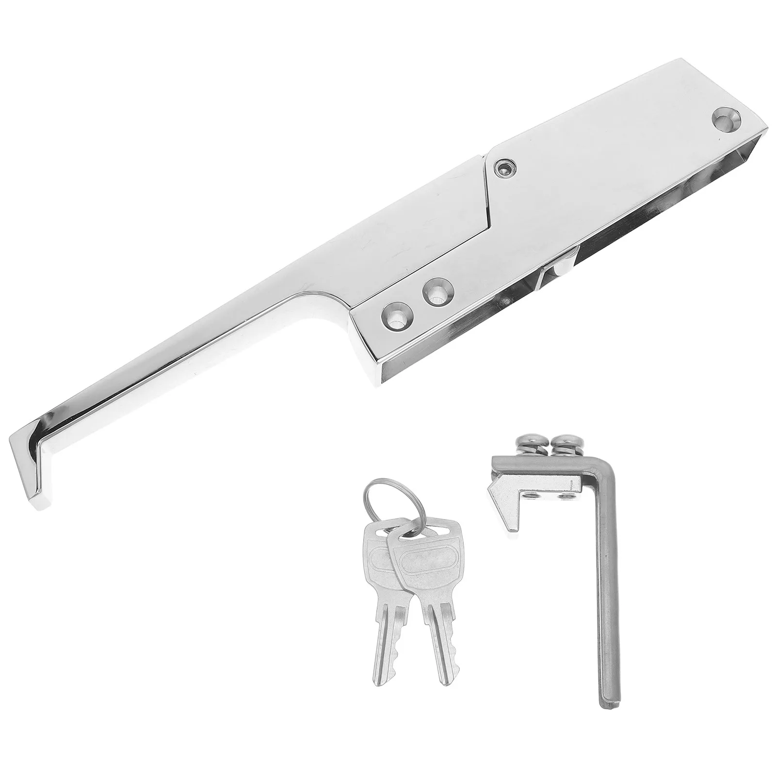 

Замок для двери коммерческого холодильника, усиленный, для морозильной камеры, для холодильных камер с двойными дверями - надежный замок для холодильного шкафа с ключом