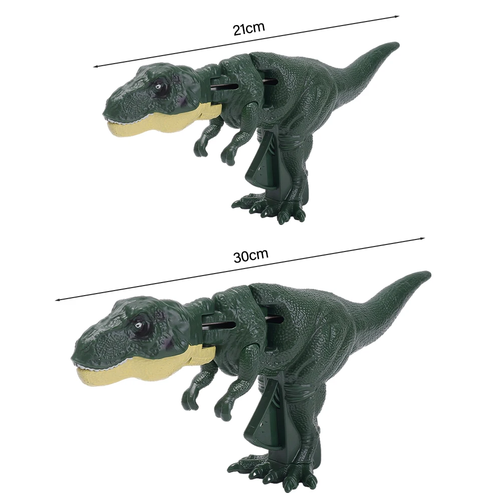 Dinosaur Open Mouth Telescopic Toy para Crianças, Fun Press, Manual, Spring Swing, Model Toys, Stress Relief, Trick Gifts