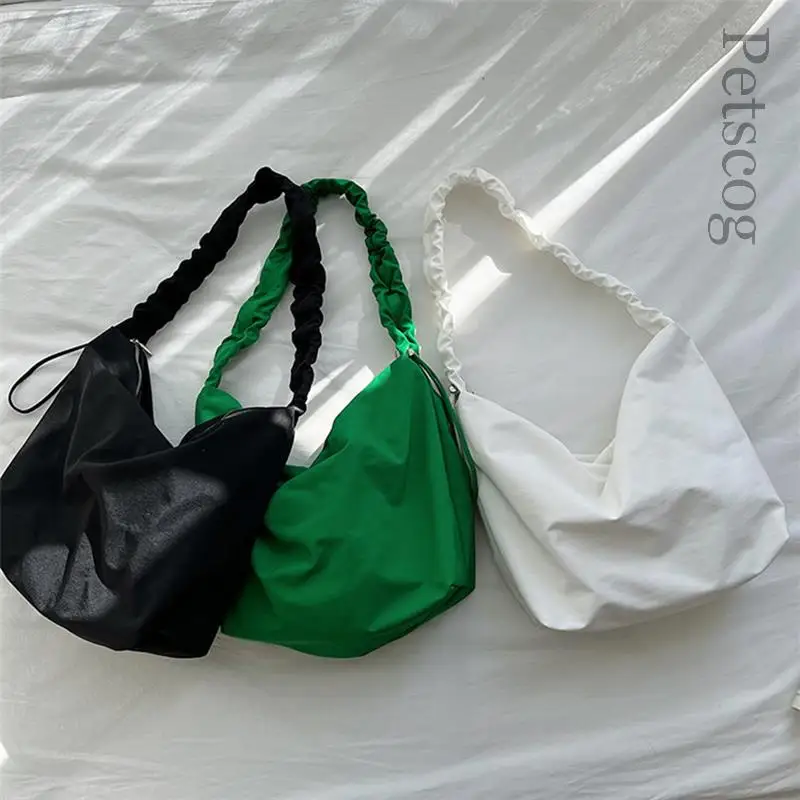 

Casual Large Capacity Women's Shoulder Bag New Fashion Trend Zipper Solid Color Crossbody Bags Simple Design Summer Handbags