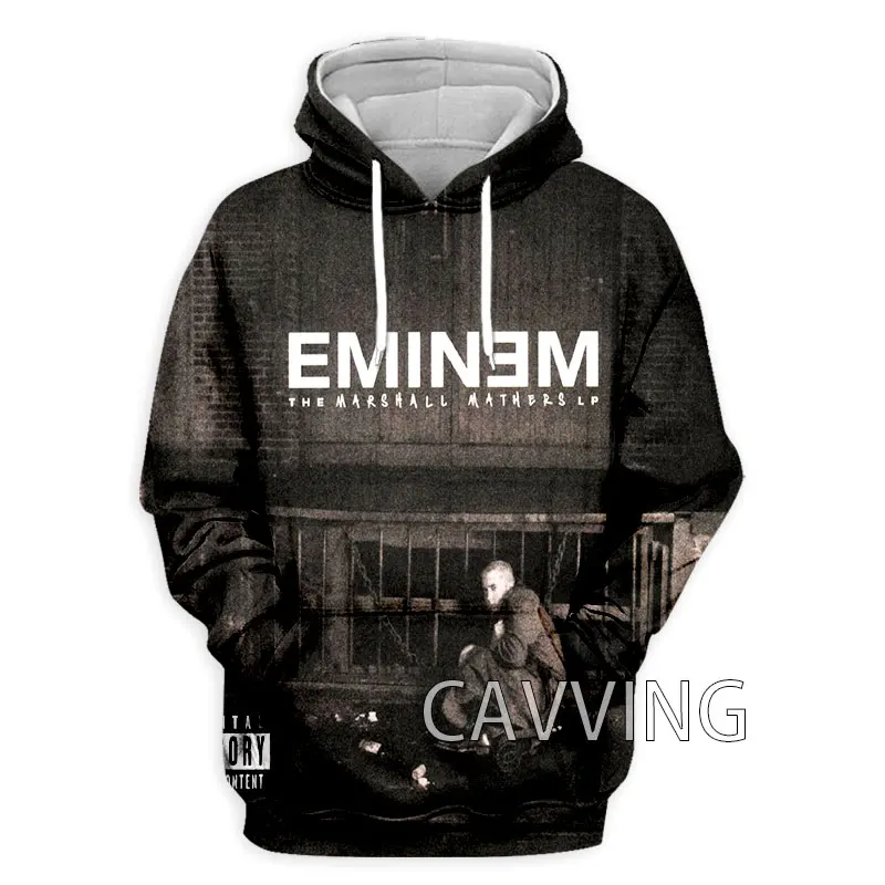 CAVVING felpe con cappuccio moda Eminem stampate in 3D felpe con cappuccio Harajuku top abbigliamento per donna/uomo H01