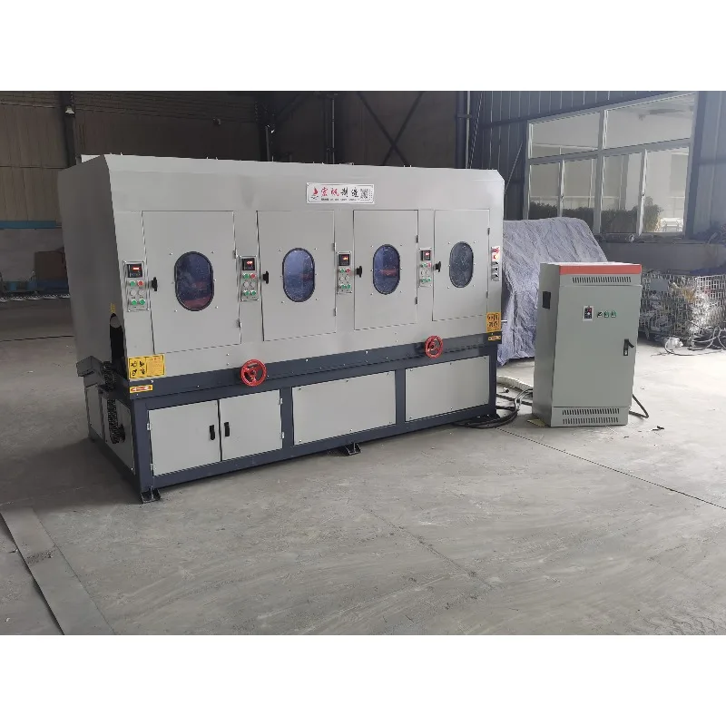 Multiple Colors Available Multi Head Metal Round Pipe Polishing Machine Automatic Ss Polishing Machine Polisher