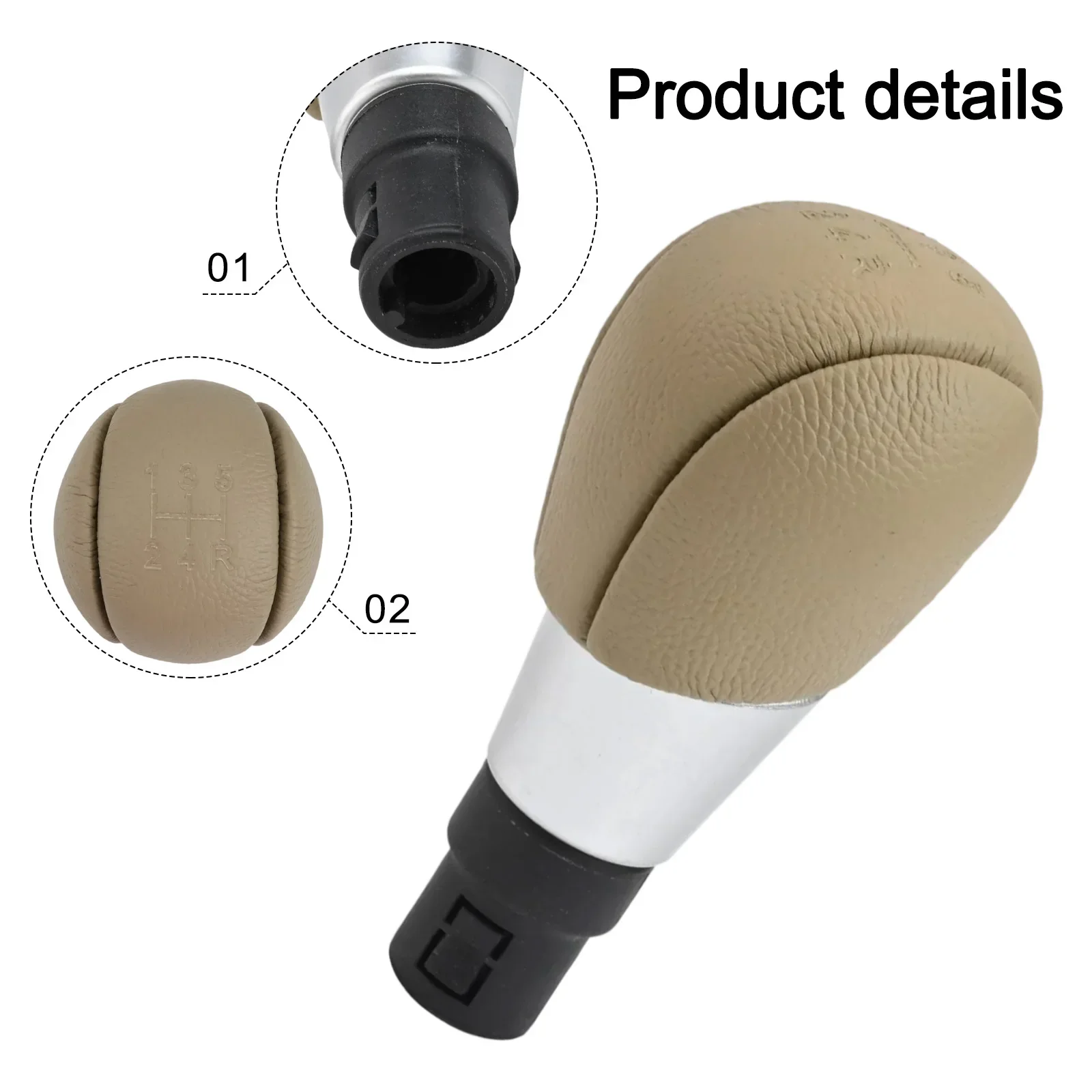 

Aesthetic Upgrade Stylish and Ergonomic Design of the 5 Speed Gear Shift Knob Compatible with Multiple For Volvos
