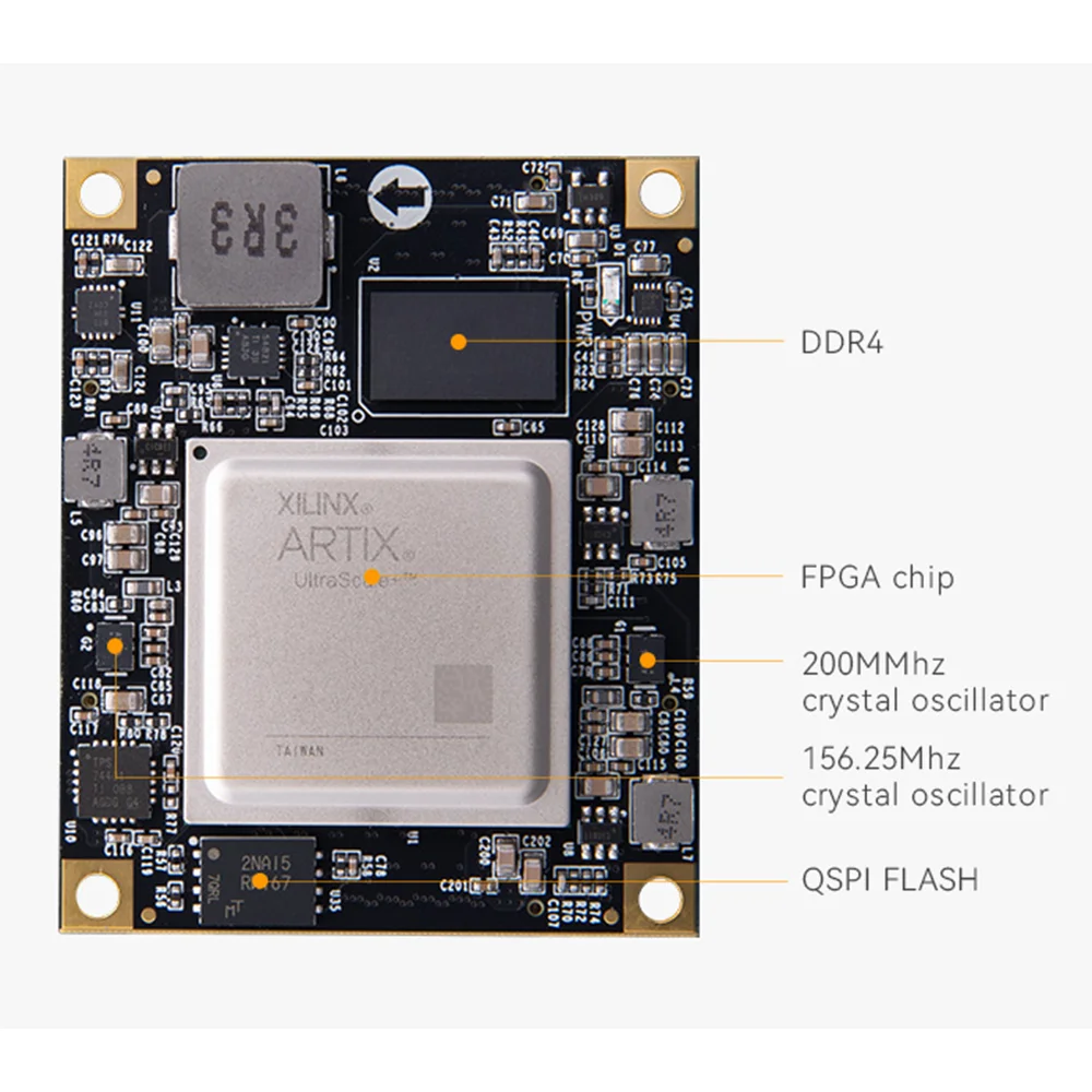 ALINX ACAU15 FPGA Core board Xilinx Artix UltraScale+ XCAU15P Industrial Grade