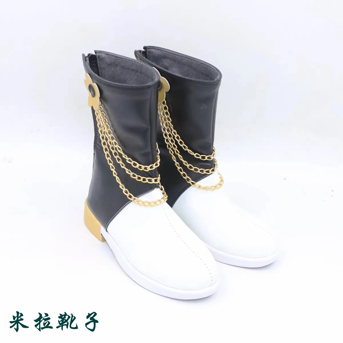 アニメ KPOP コスプレ悪魔ハンターミラコスプレブーツ PU 靴ハロウィンコスプレ小道具カスタムメイド子供大人の靴