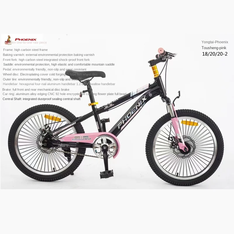 

22 Inch Lightweight Children's Bicycle Variable Speed Vehicle High Carbon Steel 8-10-12 Year Old Boy And Girl Variable Speed