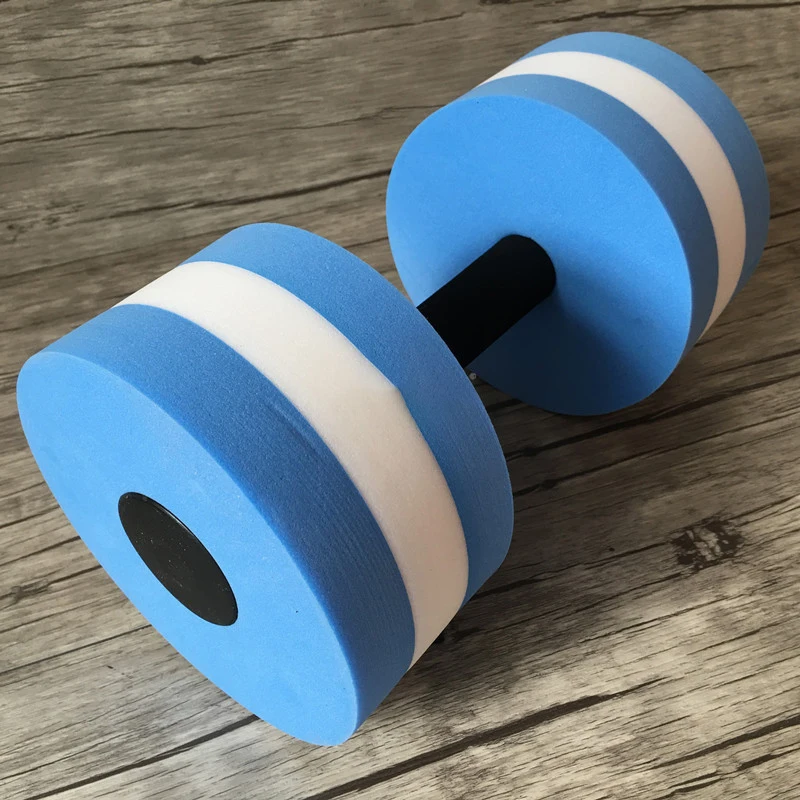 1pcs Yoga Fitness Pool Exercise EVA Water Aquatics Dumbbell Women Dumbbells Set for Fitness Training