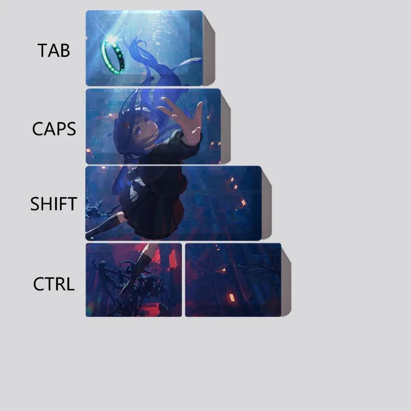 Mita MiSide Theme Anime Keycaps Mechanical Keyboard Original PBT Custom Cute Keycaps PC Game Keyboard Collection Gift Keycaps