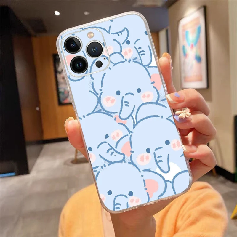 

Phone Case For iphone 17ProMax Air 16 15 14 13 Pro Max 15 16 Pro 15Plus Cute Animal capybara Dog Frog Pig Fox