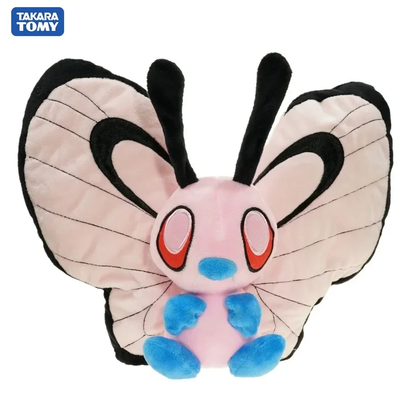 Anime TAKARA TOMY POKEMON Butterfree Plush Dolls for Children Doll for Kids Baby Birthday Gifts  Plush Toys for Children 17cm