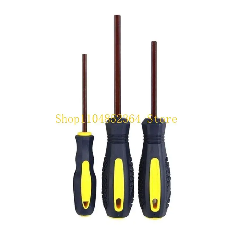 652F 1.5mm-6mm مسدس مفك البراغي مسطح أدوات يدوية مفك البراغي للإصلاح