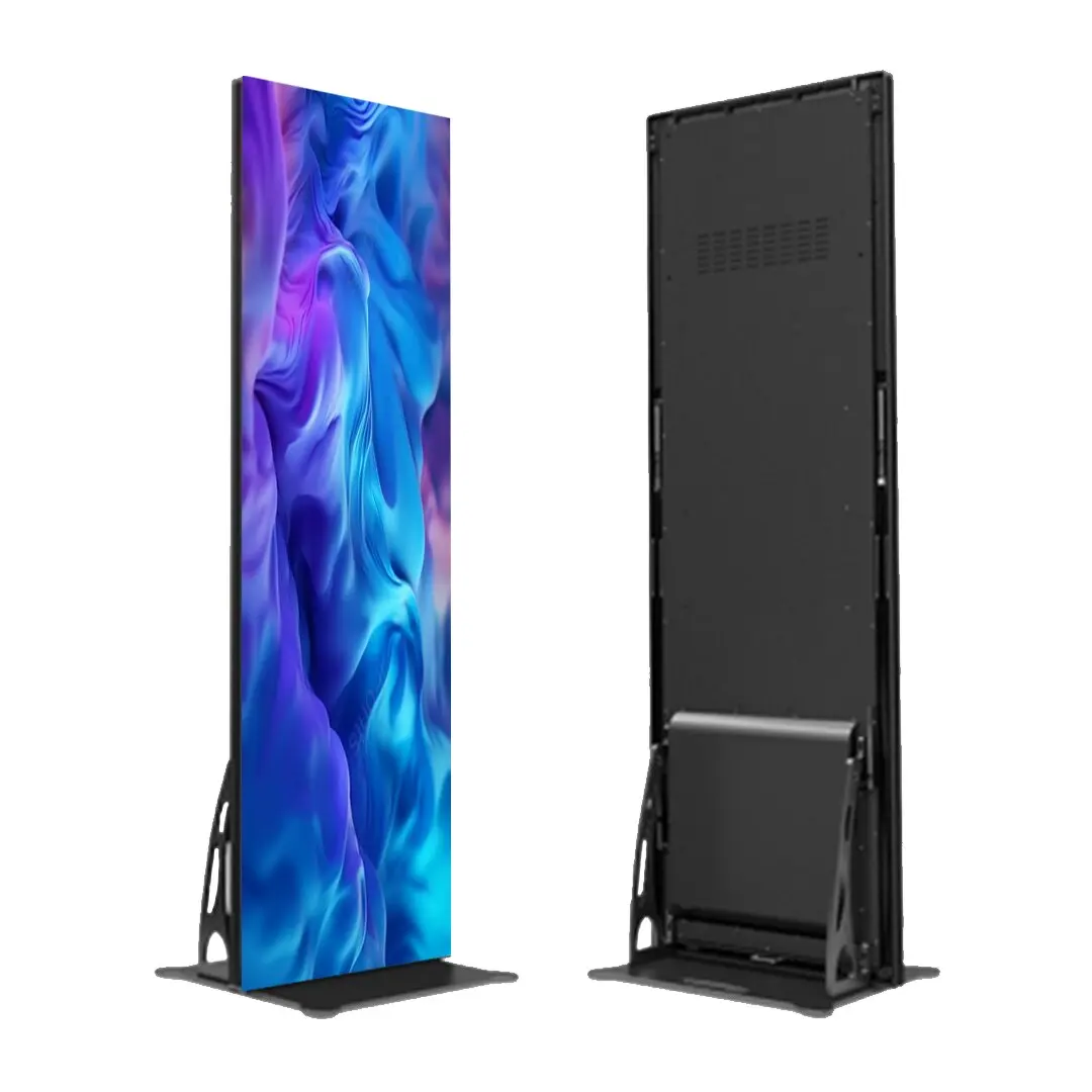Advertising Display Full Color LED HD Portable IndoorOutdoor P18 P2 P25 LED Display Screen Removable Elevator Airport Education