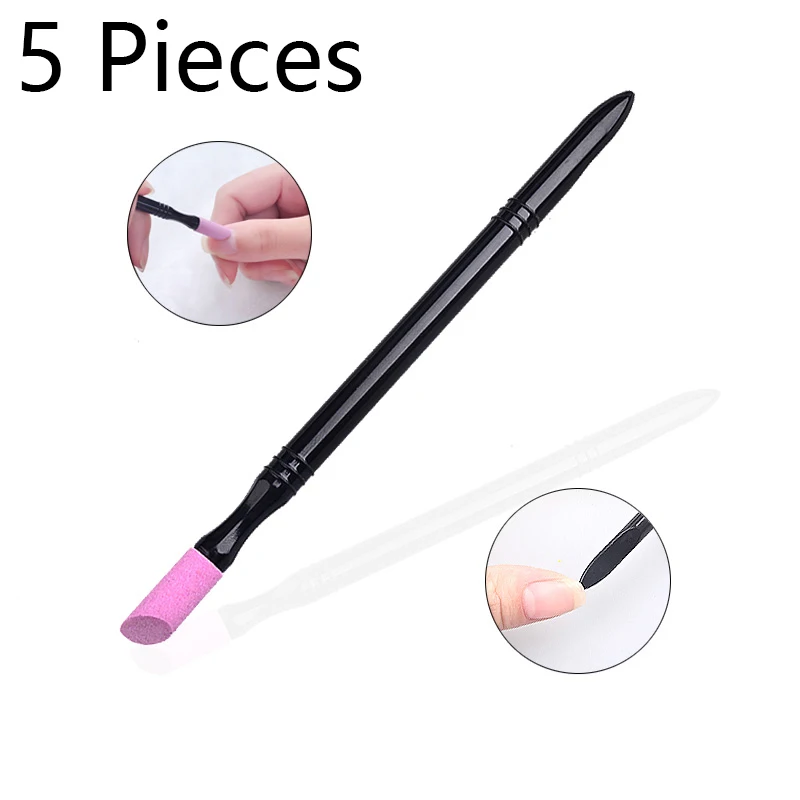 

1 Pieces Per Lot Cuticle Pushers Nail Art Tool Stick Pen Spoon Cut Pusher Polish Manicure Pedicure Care Tools DIY YW92933